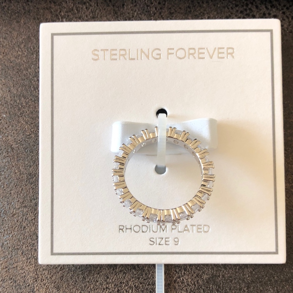 Sterling Forever Eternity Ring